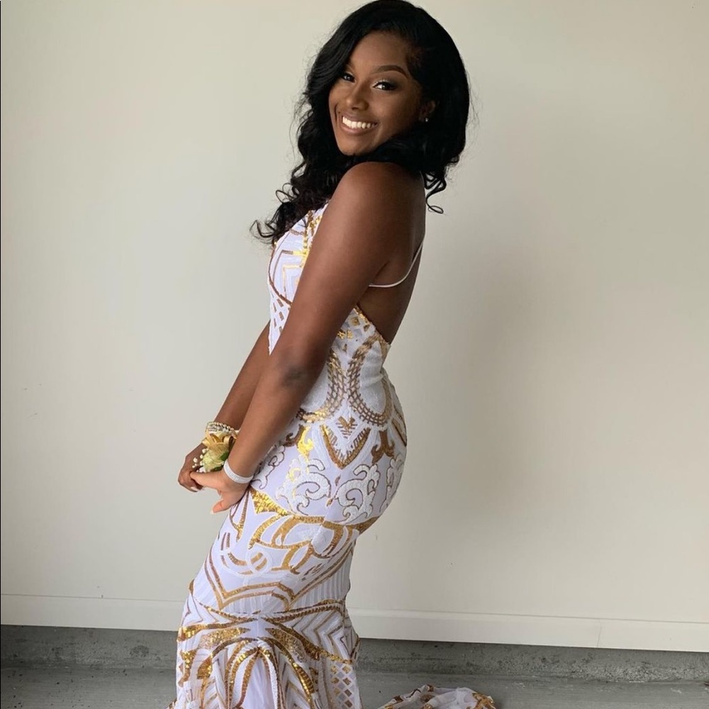 Custom Sequin prom dress